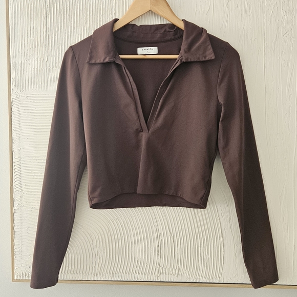 Babaton Contour Polo Long Sleeve L - Picture 4 of 11